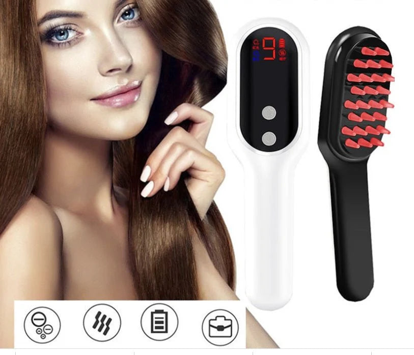 Electric Red and Blue Light Head Massager Magnetic Therapy